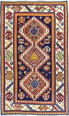 Antique Caucasian Shirvan Rug 37 x 60  - 4277324