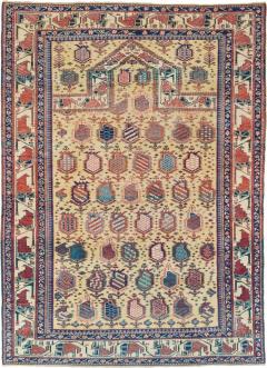 Antique Caucasian Shirvan Rug 44 x 61 - 4355633