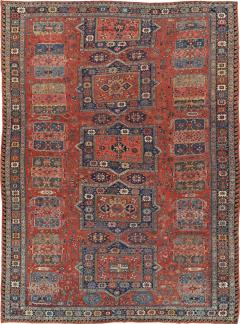 Antique Central Asian Soumak Room Size Carpet - 4617362