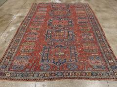 Antique Central Asian Soumak Room Size Carpet - 4617363