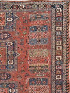 Antique Central Asian Soumak Room Size Carpet - 4617364