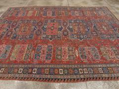 Antique Central Asian Soumak Room Size Carpet - 4617367