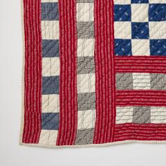 Antique Checkerboard Quilt circa 1900 - 4035082