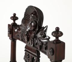 Antique Cherubs Angels Carved Walnut French Side Chairs - 3947680