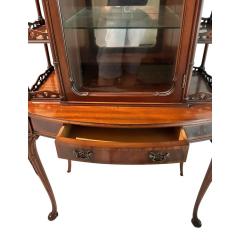 Antique Chinese Chippendale Whatnot Vitrine Cabinet - 4247310