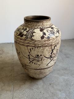 Antique Chinese Cizhou Style Pottery Jar Ming Dynasty Period - 4602138