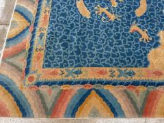 Antique Chinese Dragon Peking Room Size Carpet - 4780732