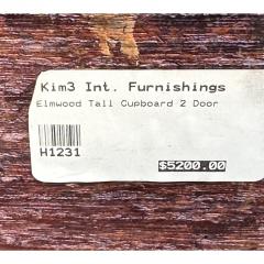 Antique Chinese Elm Tall Sideboard Cabinet Cupboard Kim3 - 3059170