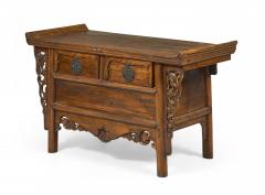 Antique Chinese Elm and Bronze Altar Table - 4169810