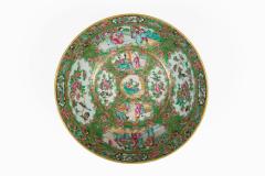 Antique Chinese Export Porcelain Rose Medallion Bowl - 4647156