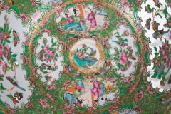 Antique Chinese Export Porcelain Rose Medallion Bowl - 4662823