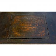 Antique Chinese Export Regency Black Chinoiserie Game Table - 4795085