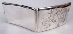 Antique Chinese Export Silver Cigarette Case - 4377308