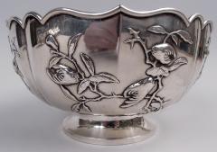 Antique Chinese Export Silver Fruiting Branch Bowl - 4338528