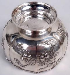 Antique Chinese Export Silver Fruiting Branch Bowl - 4338593