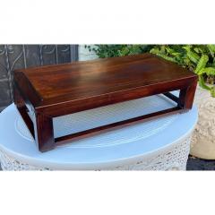 Antique Chinese Hardwood Foot Stool or Very Low Table - 2829817