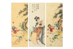 Antique Chinese Paintings on Silk - 1870361