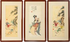 Antique Chinese Paintings on Silk - 1873575