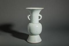 Antique Chinese Pale Celadon Ceramic Vase - 3686381