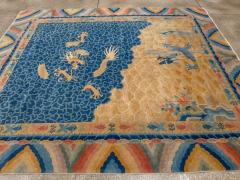 Antique Chinese Peking Room Size Carpet - 4617393