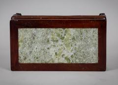 Antique Chinese Rosewood Marble Inset Low Stand - 4315388