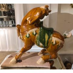 Antique Chinese Tang Style Pottery Horse - 1807858