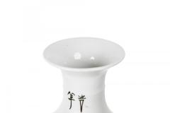 Antique Chinese Urn Shaped Orange Foo Dog Design Porcelain Vases - 4667134