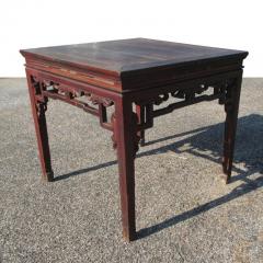 Antique Chinese Wood Ba Xian Eight Immortals Dining Table - 2691415