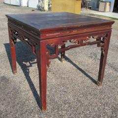 Antique Chinese Wood Ba Xian Eight Immortals Dining Table - 2691418