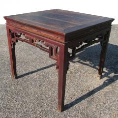 Antique Chinese Wood Ba Xian Eight Immortals Dining Table - 2691423