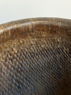 Antique Chinese Woven Reed Gathering Basket - 4602996