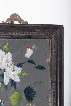 Antique Chinese reverse glass painting - 3821577