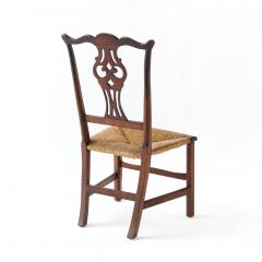 Antique Chippendale Chair with Rush Seat - 3307158