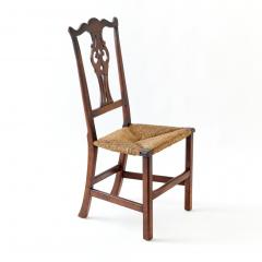 Antique Chippendale Chair with Rush Seat - 3307159