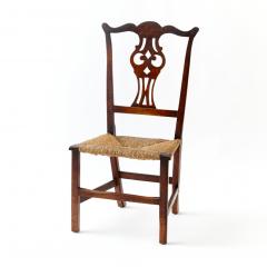 Antique Chippendale Chair with Rush Seat - 3307163