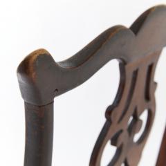Antique Chippendale Chair with Rush Seat - 3307166