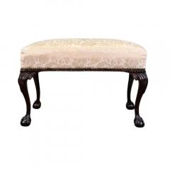Antique Chippendale Style Carved Ball Claw Bench - 3561320