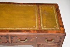 Antique Chippendale Style Leather Top Desk - 3258124