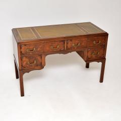 Antique Chippendale Style Leather Top Desk - 3258129