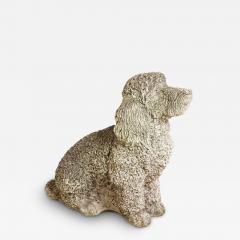 Antique Cocker Spaniel Dog Cast Stone Garden Ornament - 2493100