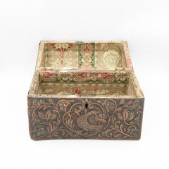 Antique Copper Repouss Box With A Dome Lid Italy Circa 1800  - 2226905