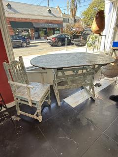 Antique Cottage Armchair and Table - 4373864