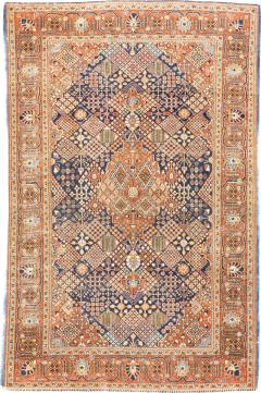 Antique Dabir Kashan Rug 4 2 x 6 5  - 4538480