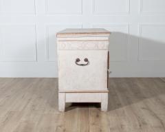 Antique Danish Painted Chest of Drawers in Antique White Early 19th Century - 4282387