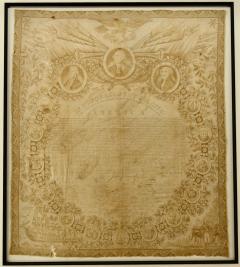 Antique Declaration of Independence Textile ca 1820 1825 - 2227345