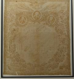 Antique Declaration of Independence Textile ca 1820 1825 - 2227346