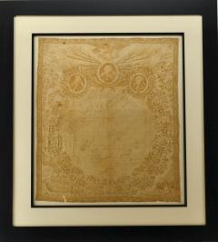 Antique Declaration of Independence Textile ca 1820 1825 - 2227347