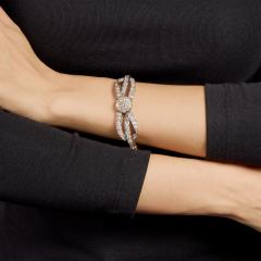 Antique Diamond Bangle Bracelet - 4375655