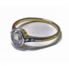 Antique Diamond Ring C 1920 Platinum and Gold - 1162524