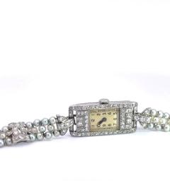 Antique Diamond and Seed Pearl Ladies Watch - 3699773